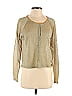 April Cornell Metallic Gold Cardigan Size M - photo 1