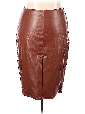 Womens leather skirt 3xl sale