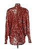Naeem Khan 100% Nylon Burgundy Copper Sequin Dress Size 2 - photo 2