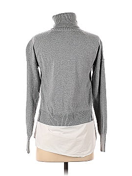 KF/KaufmanFranco Collective Grey Knit Inset Sweater (view 2)