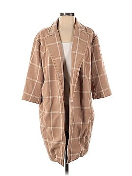 Toccin Nude Plaid Coat (view 1)