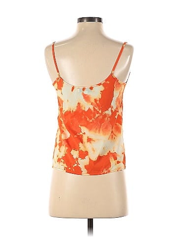Thakoon Collective Orange Tie Dye Slip Tank (view 2)