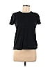 Gap Jacquard Marled Tweed Black Short Sleeve T-Shirt Size M - photo 1