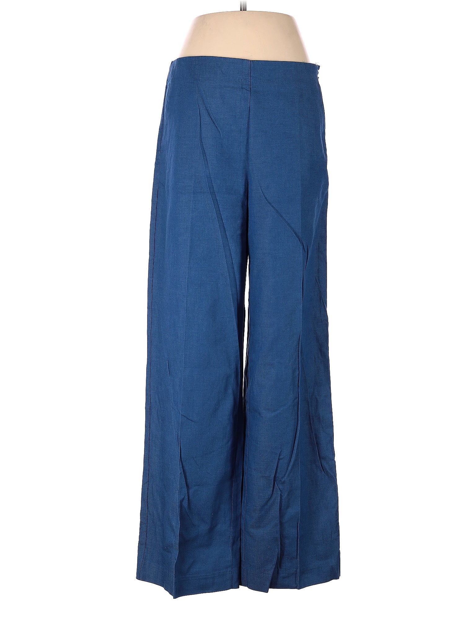 Ann Taylor Solid Blue Casual Pants Size 6 - 74% off | thredUP