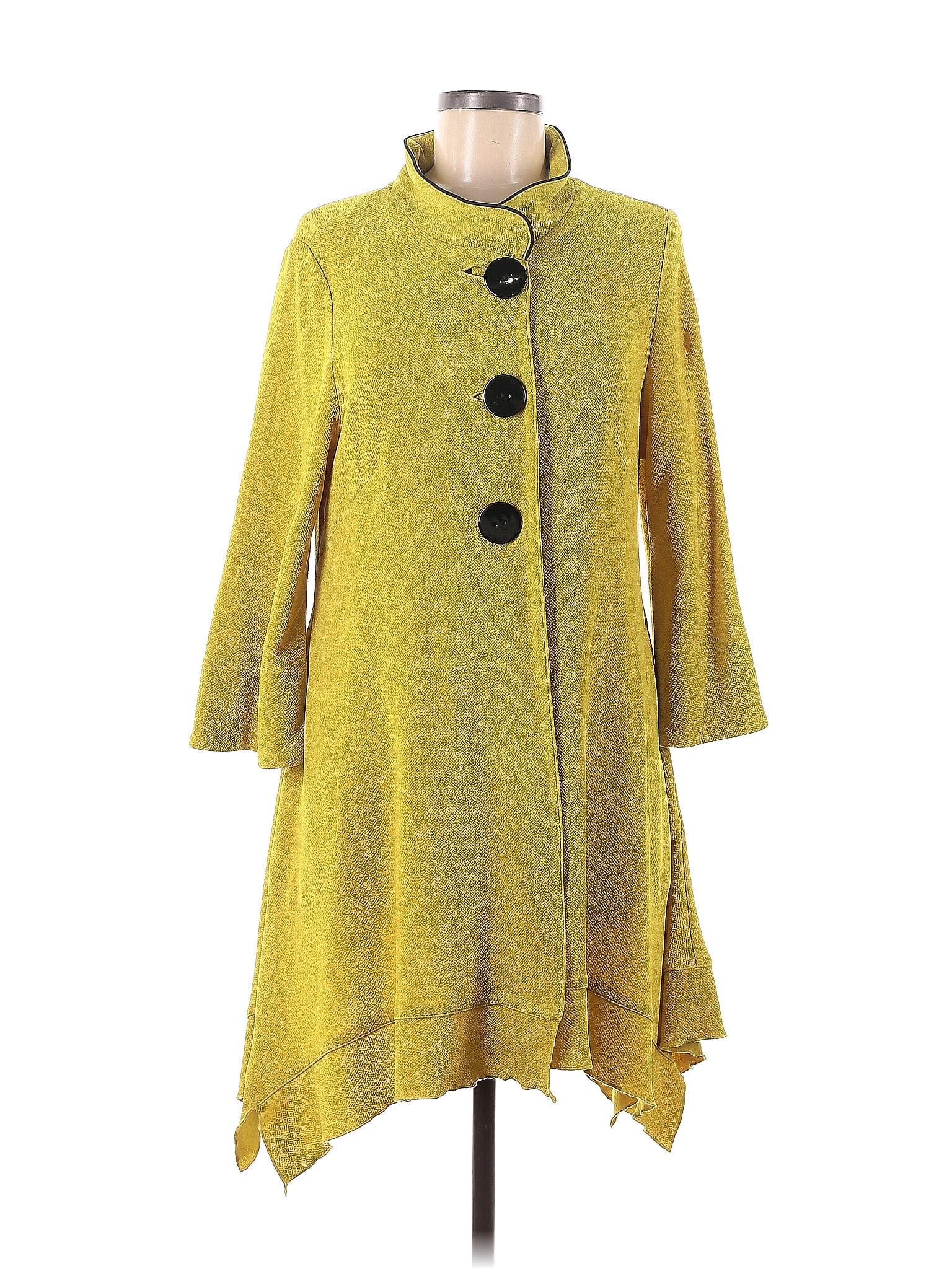 song and sung by design today Solid Yellow Jacket Size M 73 off