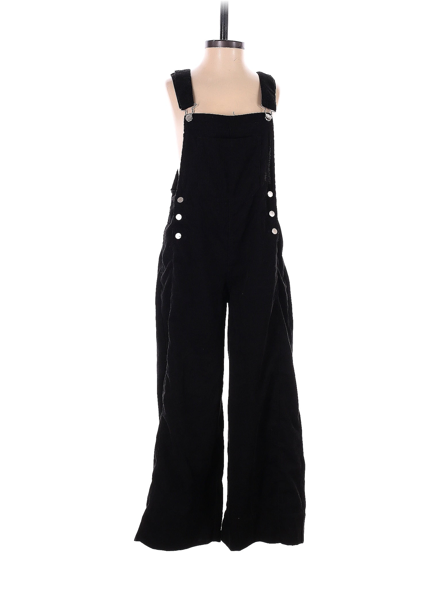 Assorted Brands Solid Black Overalls Size S - 25% off | thredUP