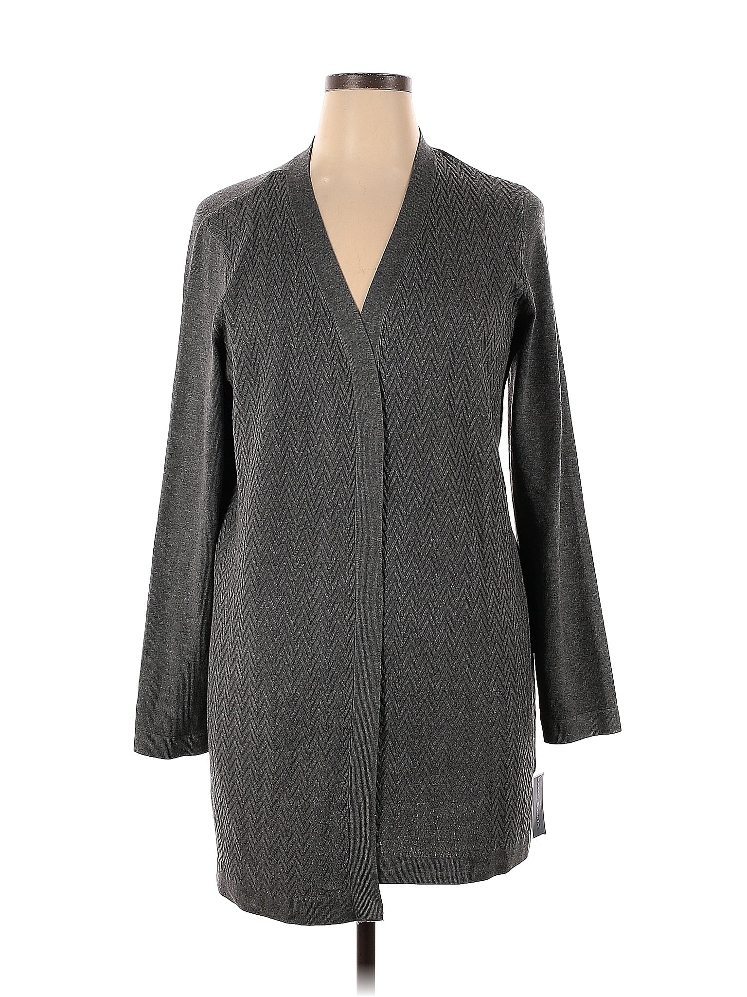 Karen Scott Gray Cardigan Size XL - 67% off | thredUP