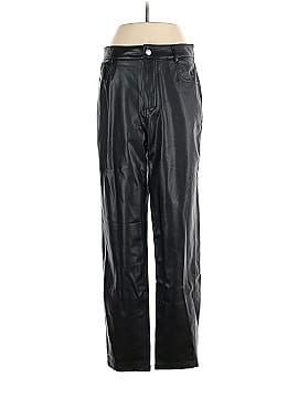 Zara Faux Leather Pants (view 1)