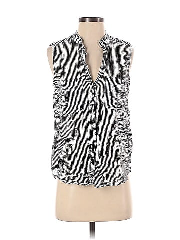 Bella Dahl Gray Sleeveless Button Down Shirt Size XS 78 off