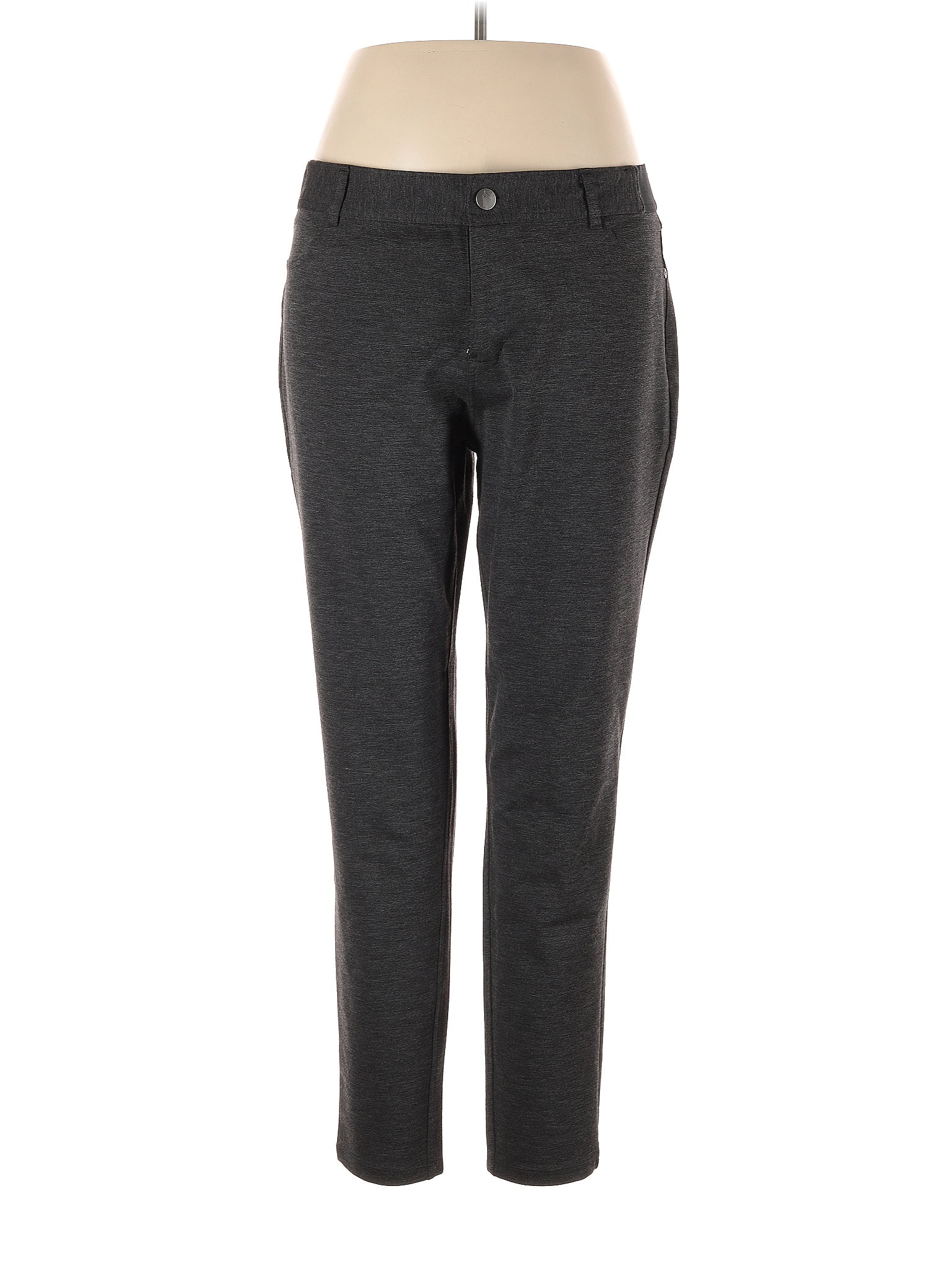 Simply Vera Vera Wang Black Gray Casual Pants Size XL - 53% off | thredUP