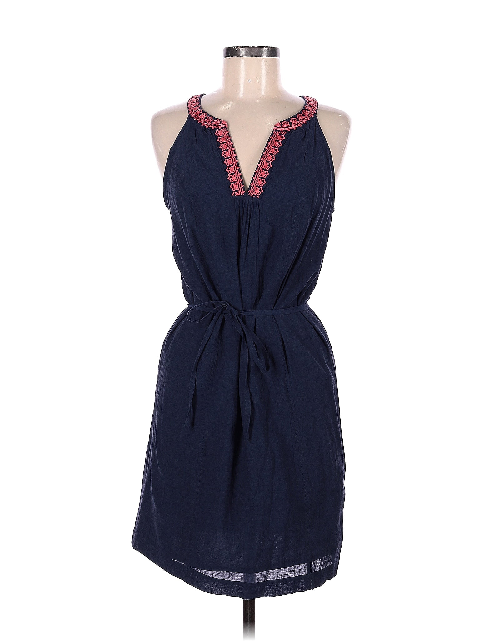 Boden Solid Navy Blue Casual Dress Size 6 68 Off Thredup