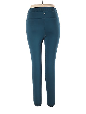 Yogalicious Solid Teal Leggings Size XL - 56% off