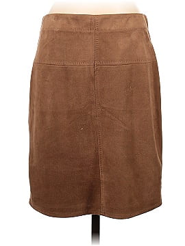 Max Studio Faux Leather Skirt (view 2)