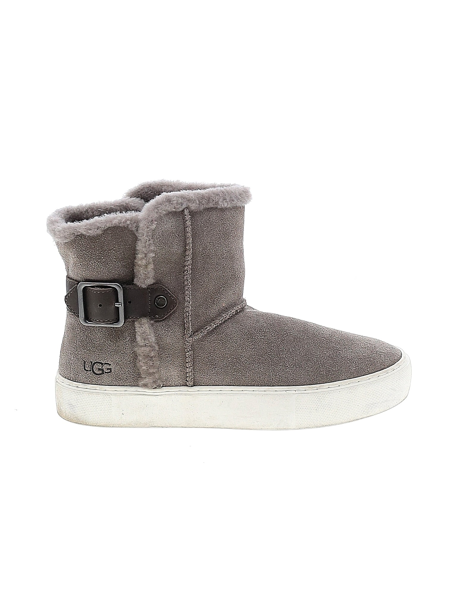 Boots Ankle Heels By Ugg In Grey, Size: 7 main image 0