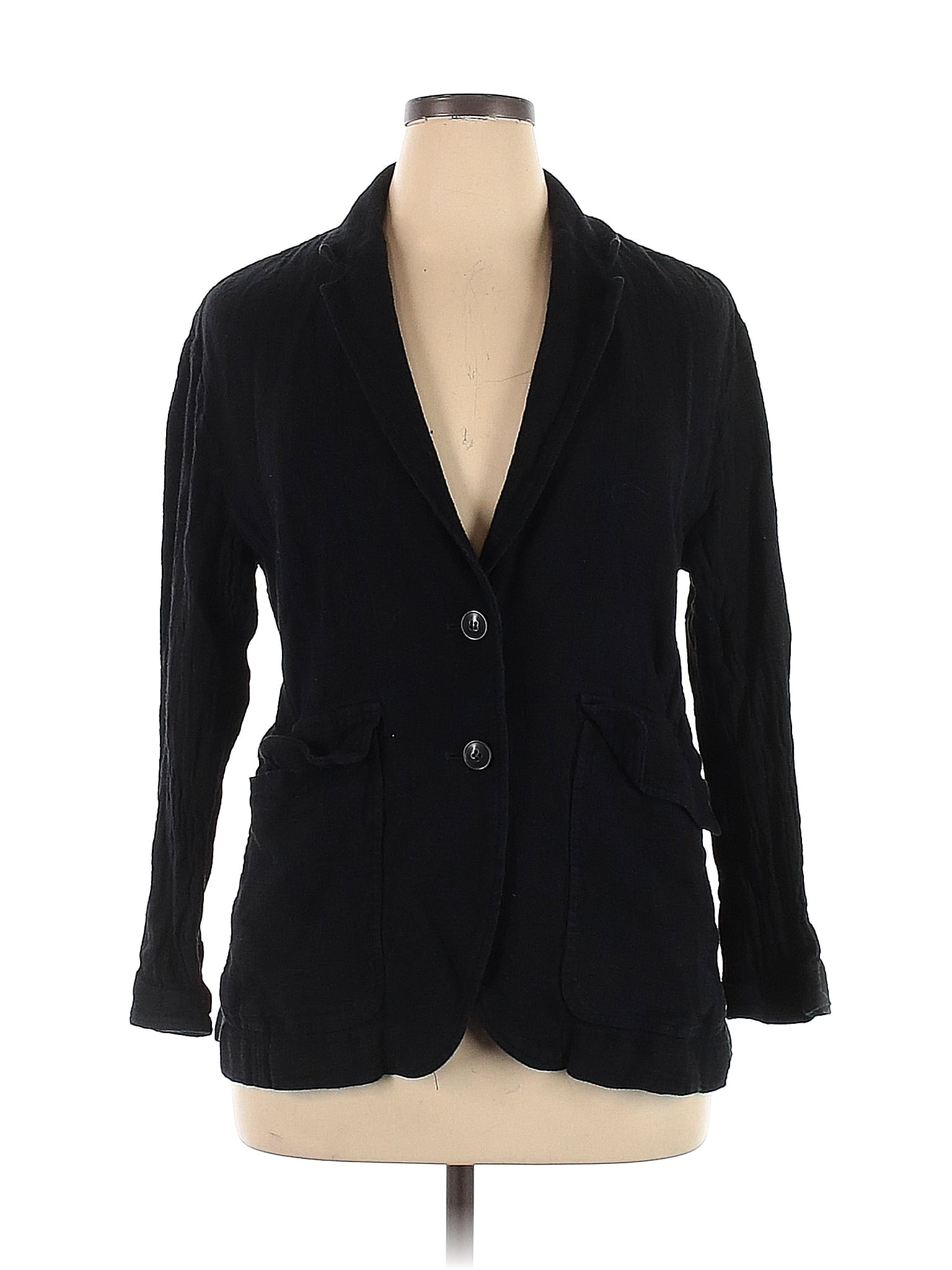 Madewell Solid Black Blazer Size XL - 72% off | thredUP