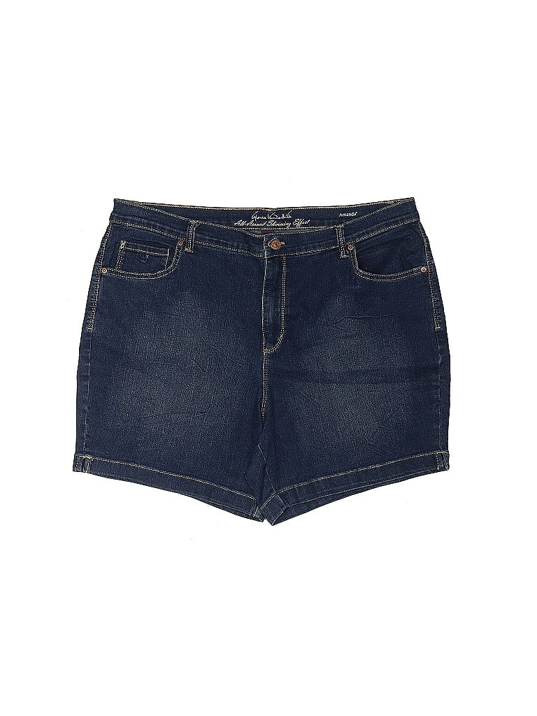 Gloria Vanderbilt Solid Blue Denim Shorts Size 16 57 Off ThredUP gloria-vanderbilt-solid-blue-denim-shorts-size-16-57-off-thredup