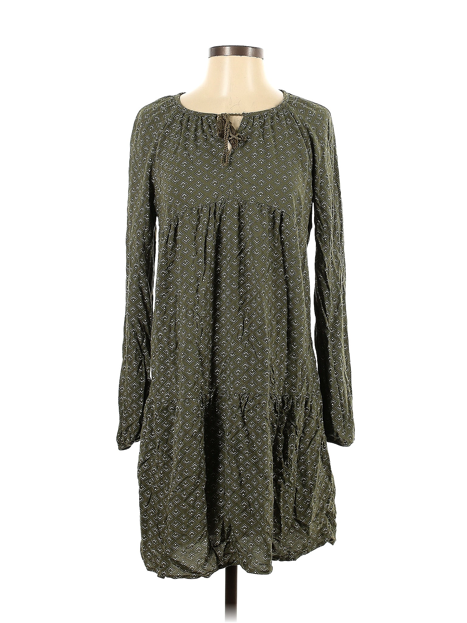 Sonoma Goods for Life 100% Rayon Green Casual Dress Size S - 60% off ...