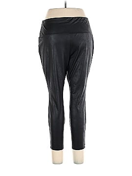 Terra & Sky Faux Leather Pants (view 2)