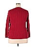 Talbots 100% Cotton Red Pullover Sweater Size 2X - photo 2