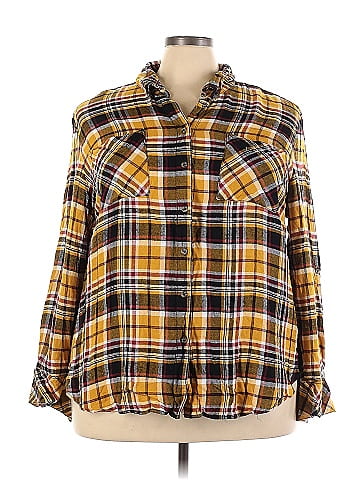 lane bryant flannel shirt