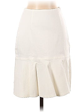Thakoon Collective White Denim Flare Skirt (view 1)