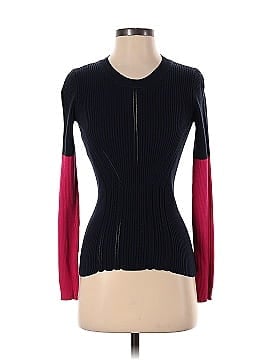 Cedric Charlier Long Sleeve Colorblock Knit Sweater (view 1)