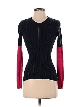 Cedric Charlier Long Sleeve Colorblock Knit Sweater (view 1)