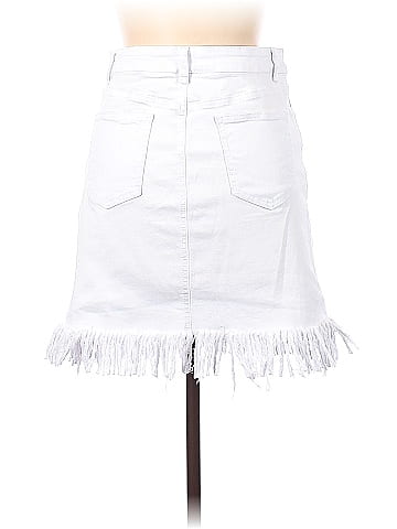 White denim hotsell skirt size 2