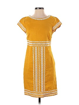 Laura Linen Embroidered Dress