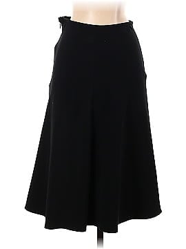 Prabal Gurung Collective Black Ruffle Side Slit Skirt (view 2)