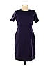 BOSS by HUGO BOSS Solid Purple Delilara Dress Size 6 - photo 1