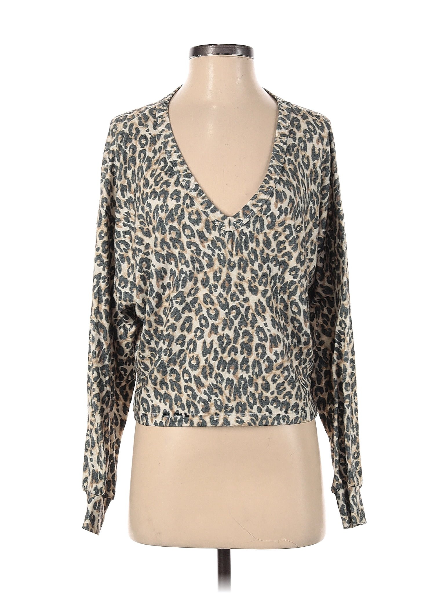 Lna clearance leopard sweater