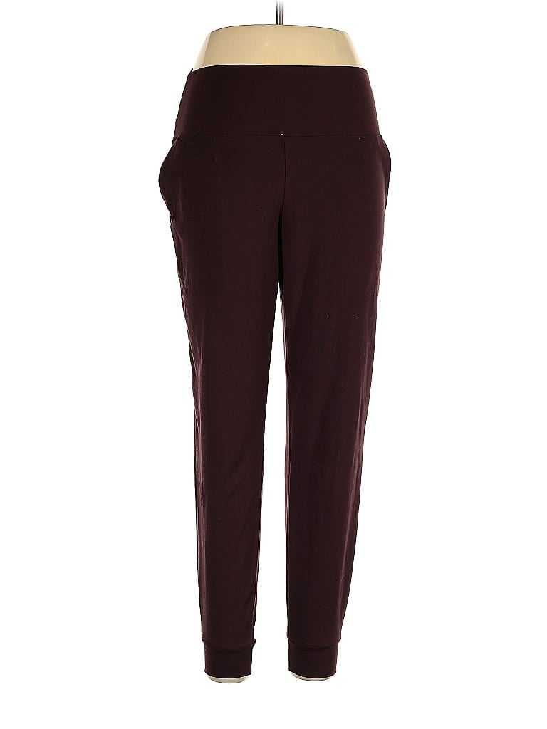 RBX Solid Burgundy Active Pants Size L - 67% off | ThredUp