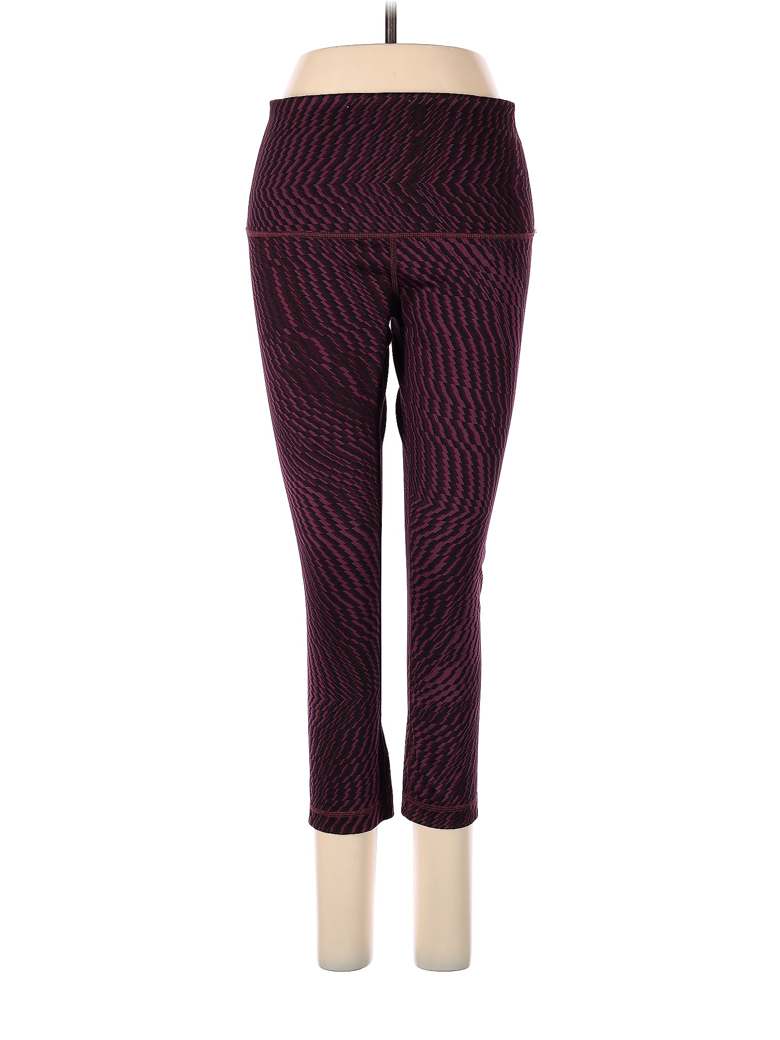 Lululemon Athletica Solid Burgundy Active Pants Size 0 - 55% off