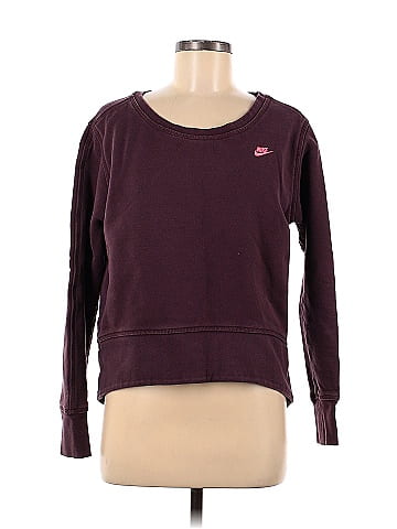 Nike crewneck online maroon