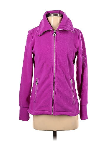 Calvin Klein Performance 100% Polyester Solid Pink Purple Fleece