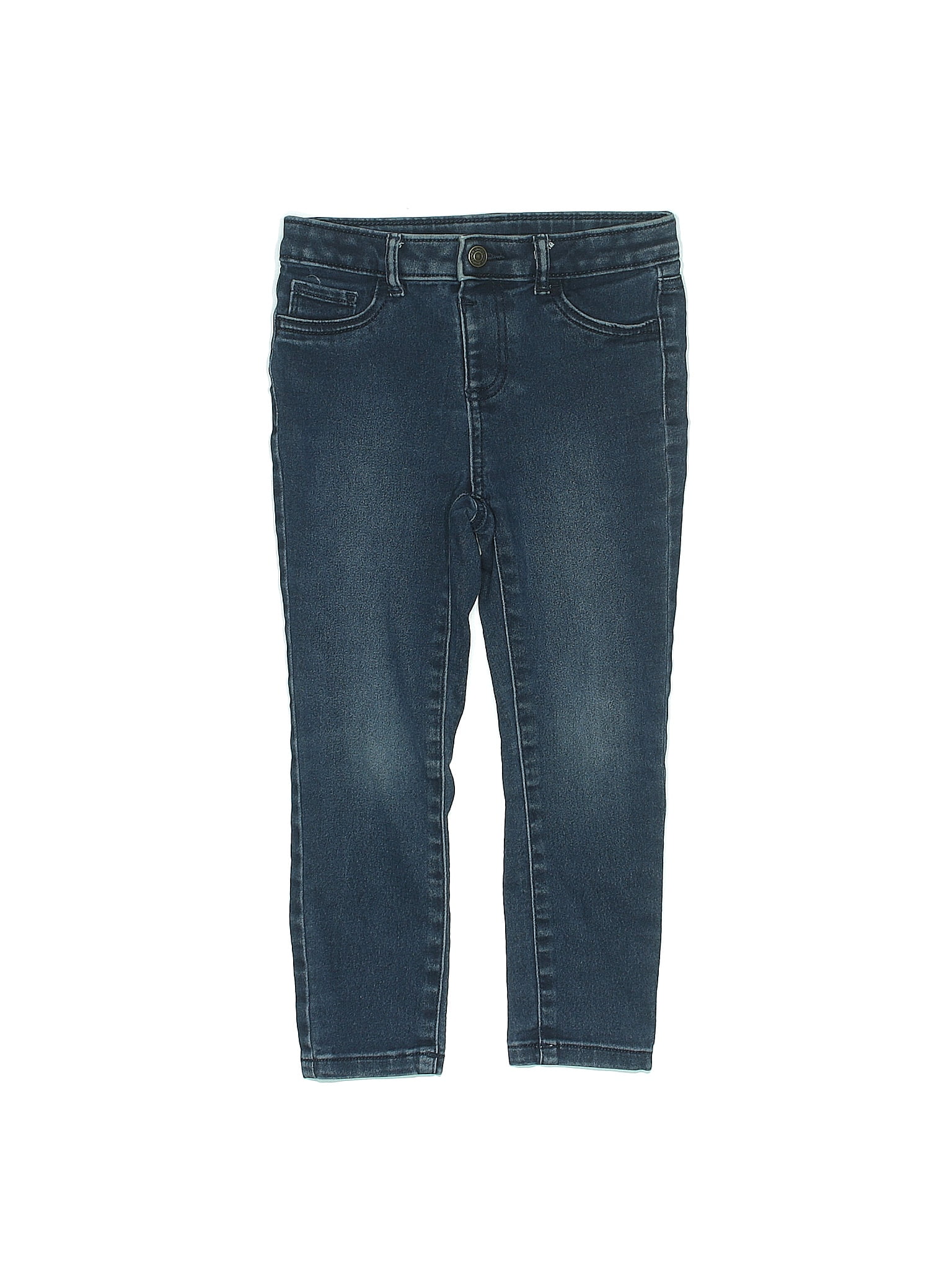 Jumping Beans Solid Blue Jeans Size 5T 45 off thredUP