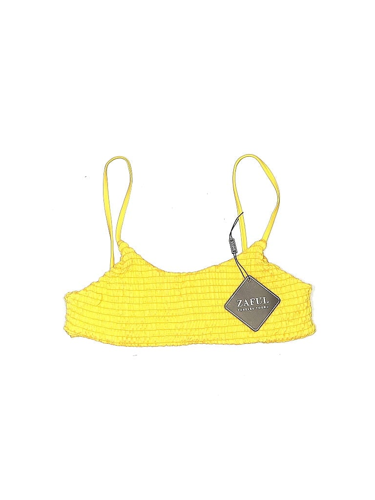 Zaful Yellow Swimsuit Bottoms Size 8 - photo 1