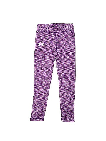 Under Armour Marled Purple Leggings Size 6 - 37% off