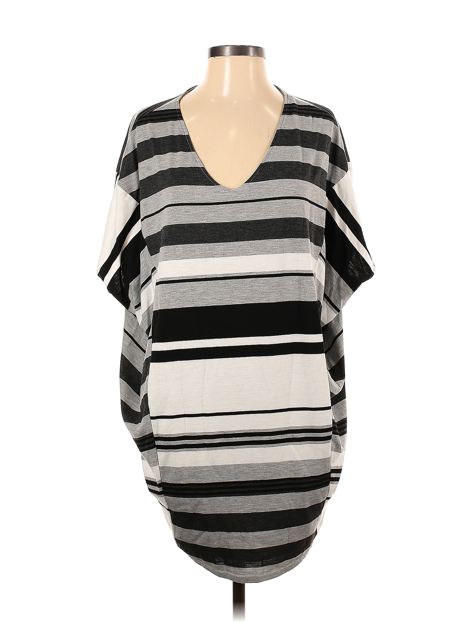 Puella Stripes Multi Color Gray Casual Dress Size S 69 Off Thredup