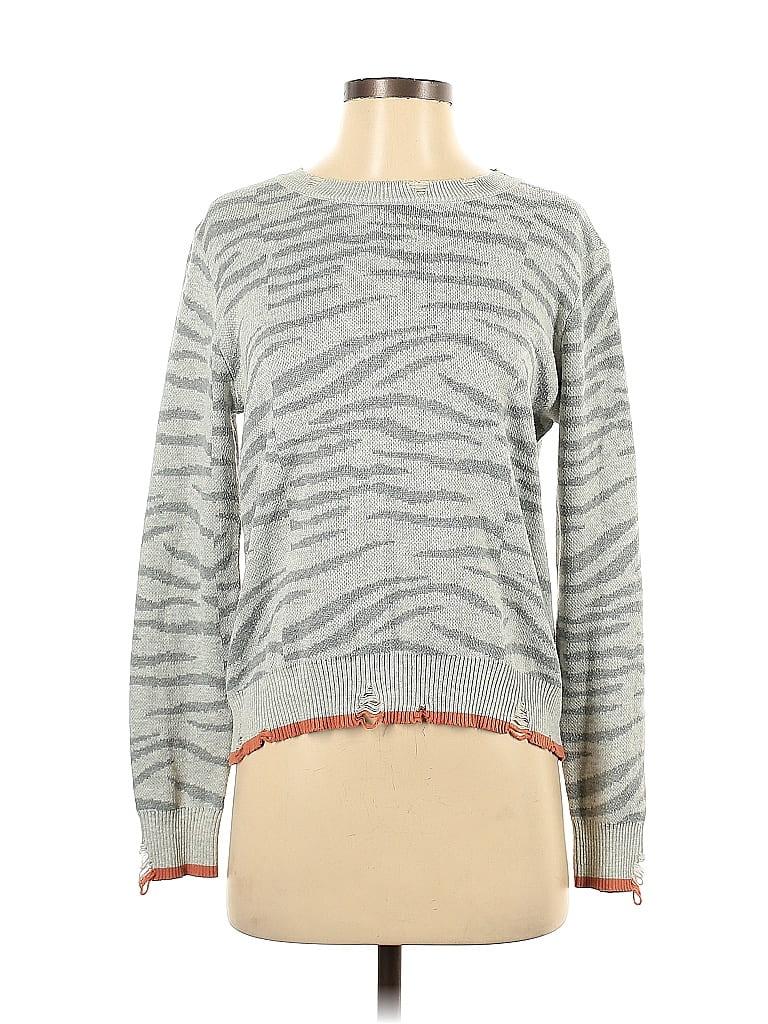 Lucky Brand 100% Cotton Color Block Multi Color Gray Cardigan Size S - 73%  off