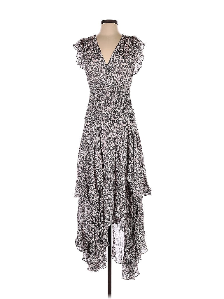 ALLSAINTS Multi Color Gray Casual Dress Size 2 - 77% off | thredUP