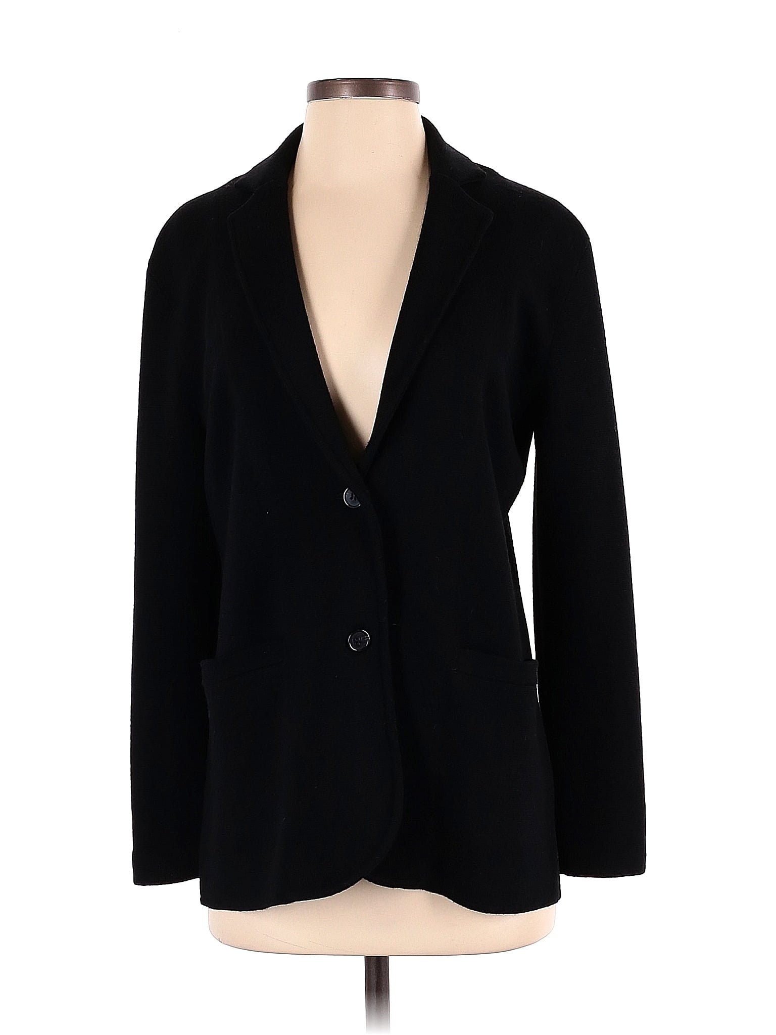 Jcrew 100 Wool Solid Black Wool Blazer Size S 75 Off Thredup 