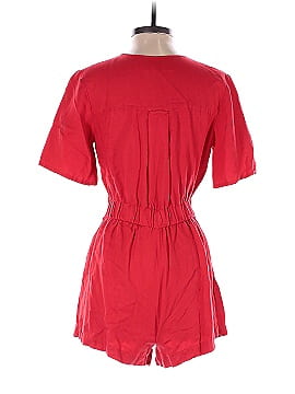 Thakoon Collective Red Tie Front Romper (view 2)