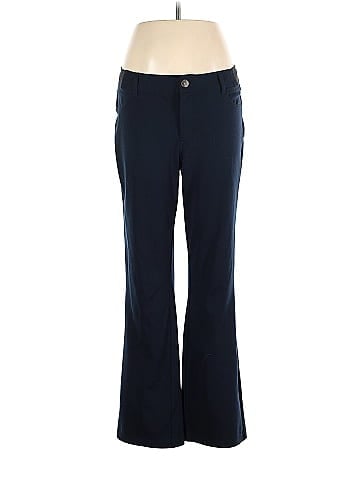 Simply Vera Vera Wang Solid Navy Blue Casual Pants Size L - 45% off
