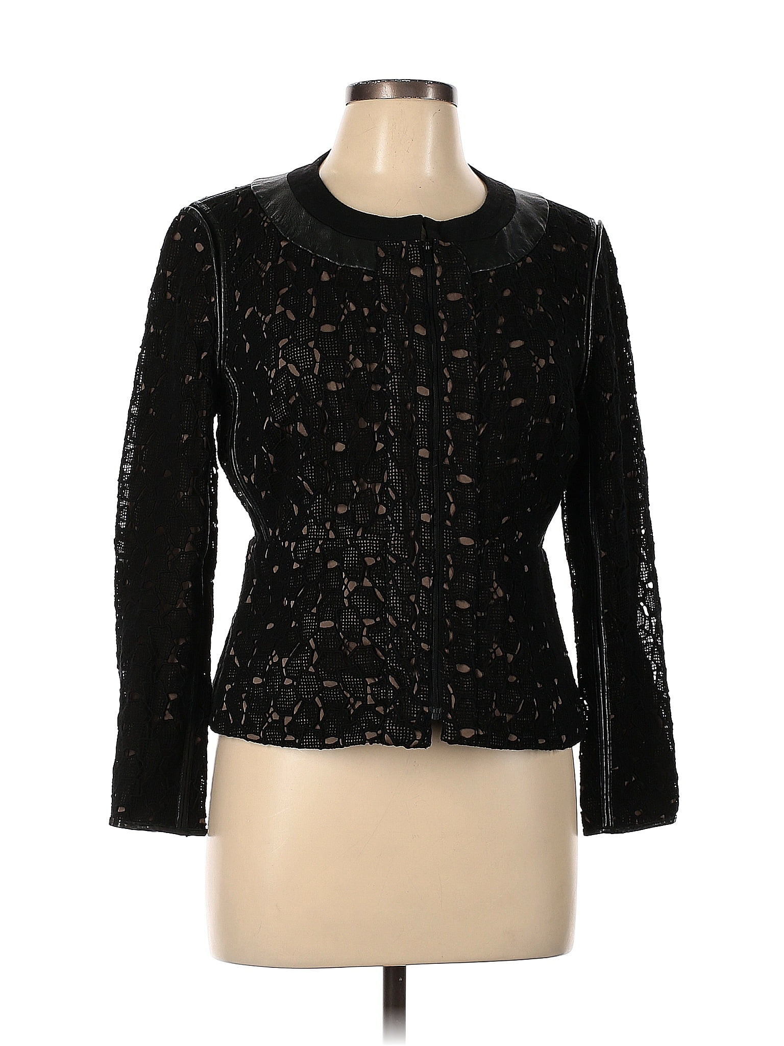 Diane von Furstenberg Black Jacket Size 10 - 81% off | thredUP