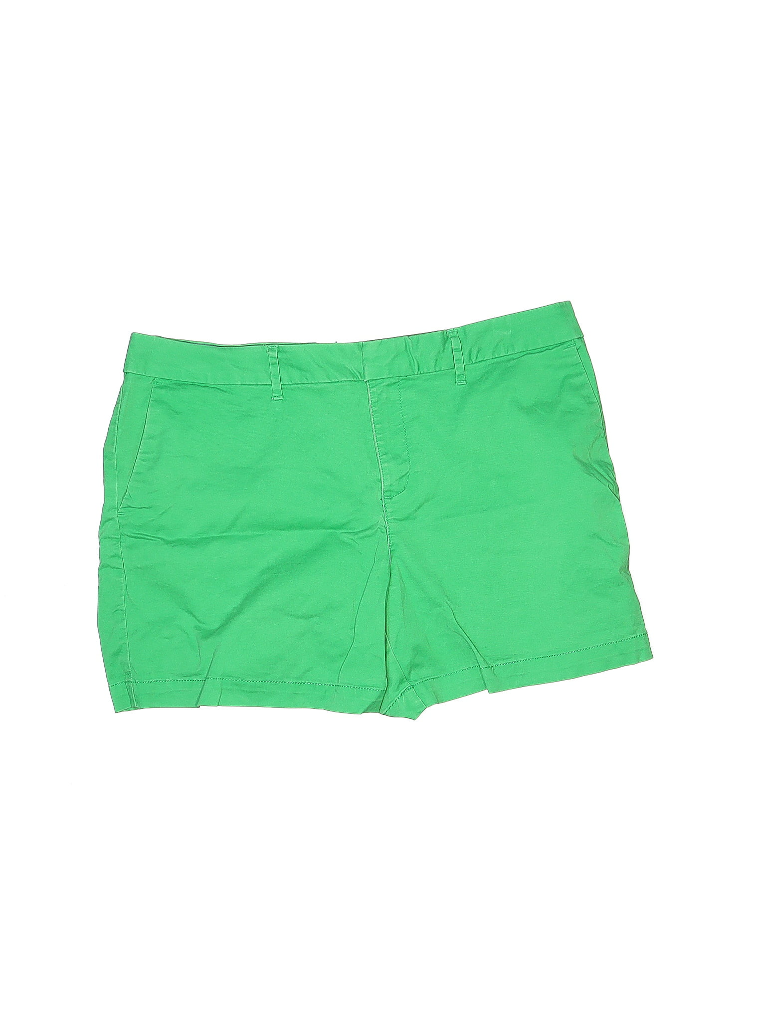 Tommy Hilfiger Solid Green Khaki Shorts Size 12 - 74% off | thredUP