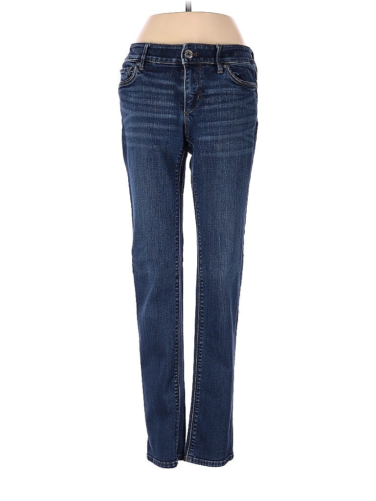 White House Black Market Solid Blue Jeans Size 0 (Petite) - 71% off ...