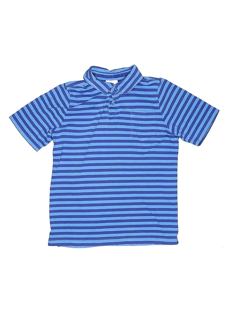 Hanna Andersson 100% Cotton Stripes Blue Short Sleeve Polo Size 12 - 52 ...