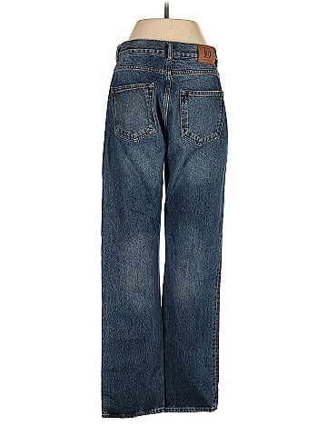 Lucky Brand 100% Cotton Solid Blue Jeans Size 16 - 68% off